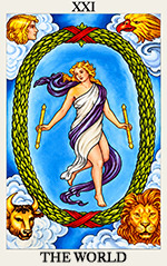 love tarot The World