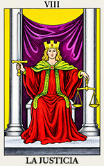 tarot del amor La Justicia
