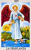 amor tarot A temperança