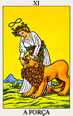 amor tarot A força