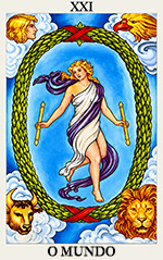 amor tarot O mundo